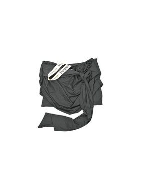 Mars the Label The Zadie Ruched Mini Skirt in Black